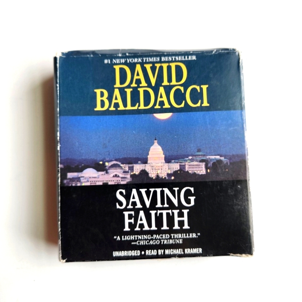 1999 David Baldacci 11 CDs Saving Faith, Unabridged, Read by Michael Kramer